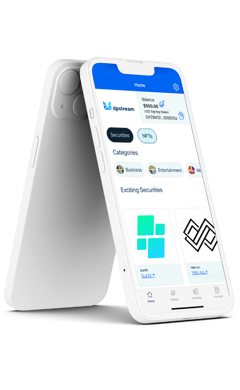 List on Upstream exchange and trading app