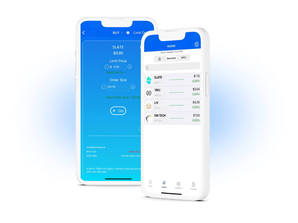 List on Upstream exchange and trading app